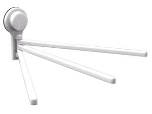Porta Asciugamano Tre Bracci in ABS 337 MMX66X140 Bianco Aglaia - 2