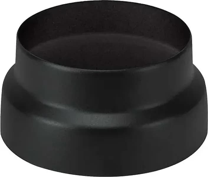 Riduzione Smaltata Classic Diametro 130 a 100 mm Colore Nero per Stufe - 2