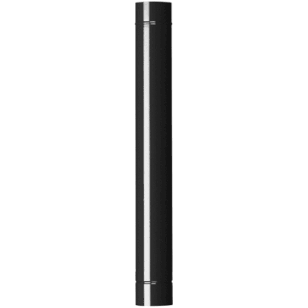 Tubo Smaltato per Stufa a Legna Classic Ø 130 mm Save 100 cm Colore Nero