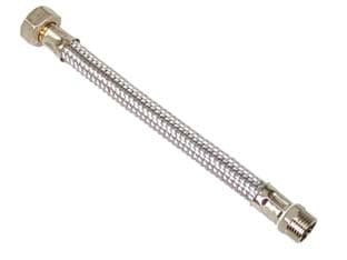 Flessibile Inox DN8 M? F1 2 M? F½ 40 cm Aglaia 10 Pezzi - 2