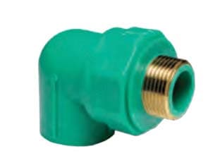Curva 90 ° Filettata Maschio in Ppr PN25 m Ee ¸ 25 Mmx½ Atp 5 Pezzi - 2