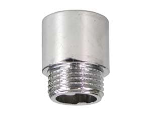 Prolunga Maschio Femmina Ottone Cromato Mf ½ x 30 mm 10 Pezzi - 2