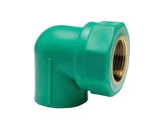 Curva 90 ° Filettata Femmina in Ppr PN25 F Ee ¸ 25 Mmx¾ Atp 5 Pezzi - 2