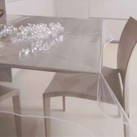 Tovagliato Cristal Trasparente Spess. 0,10 mm Rotolo 30 Mt H 140 cm - 2