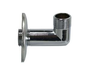 Gomito con Rosone Inox mm ½ 4 Pezzi - 2