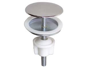Copriforo per Lavabo e Bidet Cromato 10 Pezzi - 2