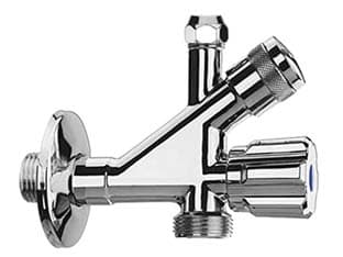 Rubinetto Combinato Lavatrice con Filtro ½x¾ Ø 10 mm - 2