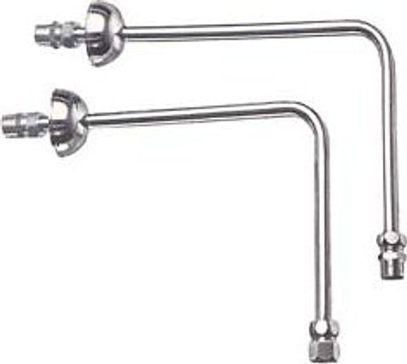 Squadrette Sottolavabo Ø 14 mm x m 1/2 Lunghezza 25 CMX15 2 Pezzi - 2