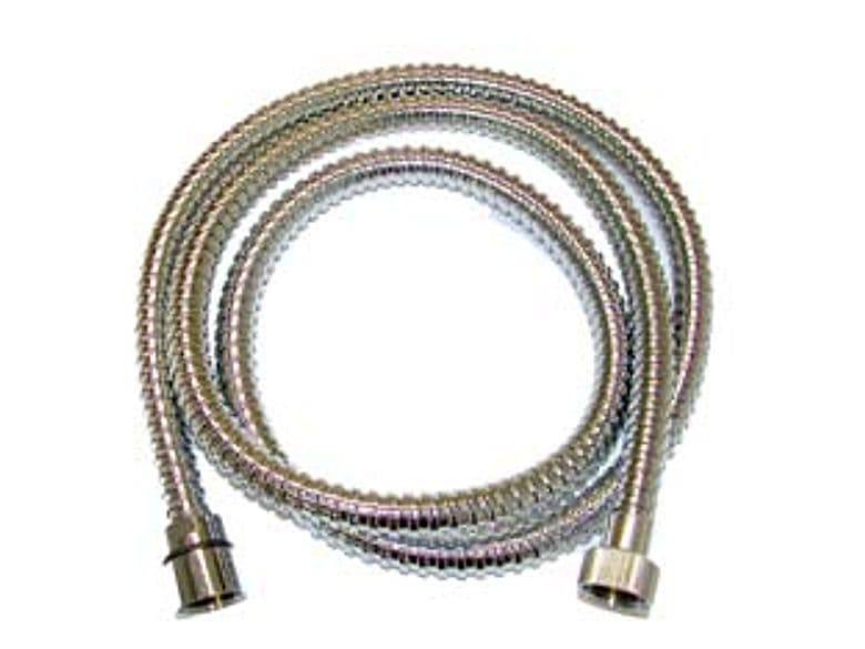 Flessibile Doccia Attacco Conico Ff 1/2 150 cm Cromato Extra Aglaia - 2