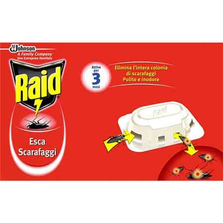 Raid Esca per Scarafaggi Confezione 6 Esche Johnson - 2