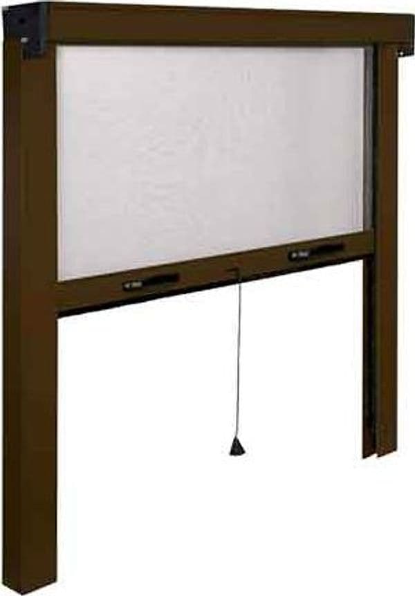 Zanzariera Avvolgibile Verticale 120 x 160 cm Marrone - 2