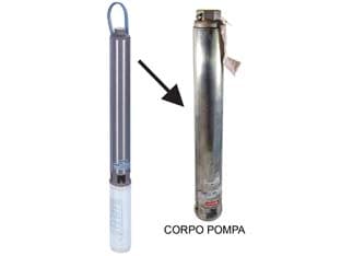 Corpo Pompa per Elettropompa Sommersa da 4 Mono e Trifase 1,10 kW Lowara - 2