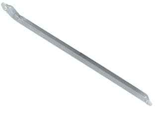 Saette a U in Ferro Zincato per Pali da Recinzione 120 Cmh 10 Pezzi - 2