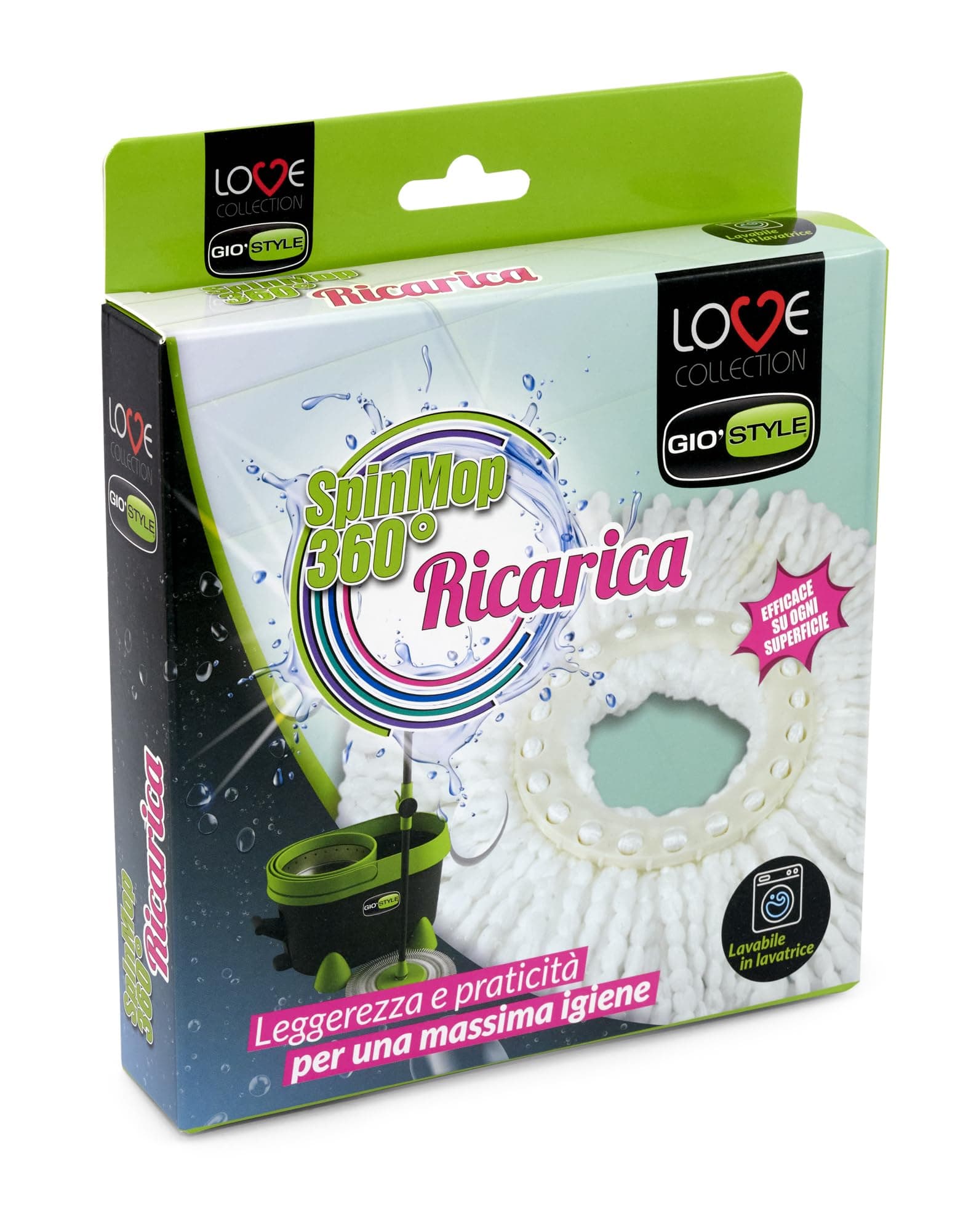 Mop di Ricambio Spin Mop 360 Gio Style - 2