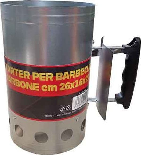 Starter per Barbecue a Carbone Cm 26 x 16 x 27H Ideal Star - 2