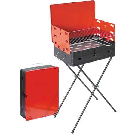 Barbecue a Carbonella Valigetta Cm 43 x 31 x 77H - 2