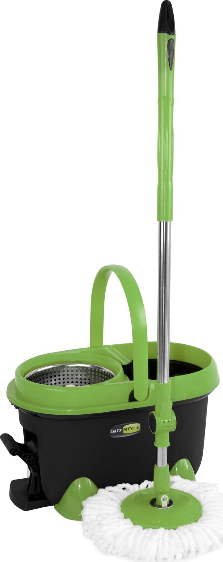 Set Secchio Lavapavimenti Rotante Spin Mop 360 cm 49 x 29,5 x Gio Style – Giostyle