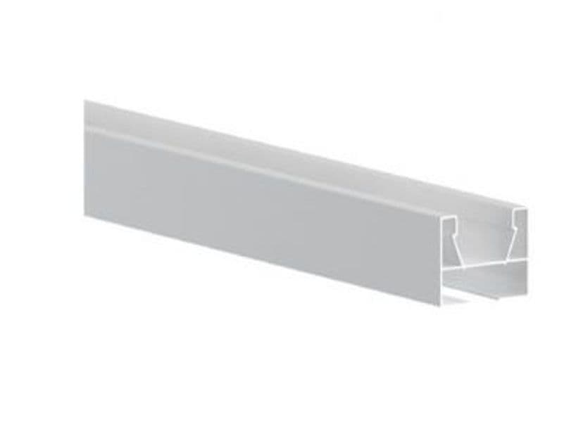 Guida Superiore per Porta a Soffietto 150 cm Bianco Pinto - 2