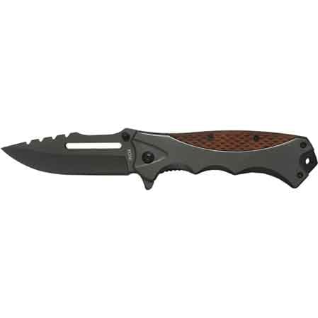Coltello da Tasca Manico in Legno e Alluminio 21 cm Ausonia - 2