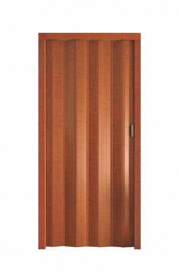 Porta a Soffietto con Maniglia in Kit Linea Extra in PVC 82 CMX210 Mogano - 2