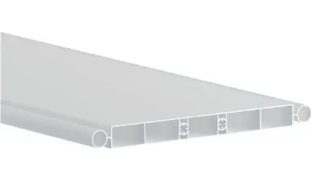 Doga Aggiuntiva in PVC per Porta a Soffietto 13 CMX210 Bianco Pinto - 2