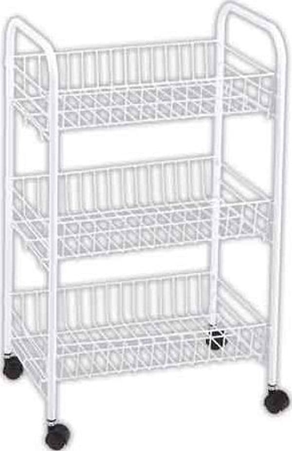 Carrello Multiuso Bianco Cm 40 x 26 x 62H - 2