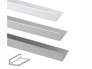 Profilo Angoli Diversi in Alluminio 15 MMX10 1 m Argento Lucido 10 Pezzi - 2