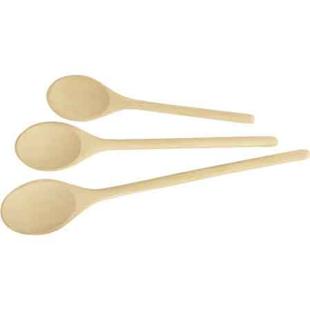 Set 3 Cucchiai Ovali Woody 20 cm Tescoma 25 cm 30 cm - 2
