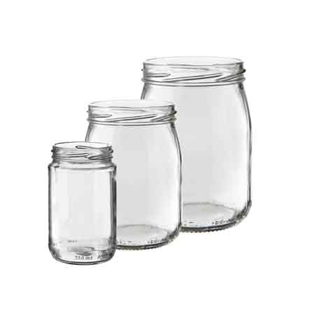 Vaso in Vetro per Conserve 580 Cc Imb. Ø 82 mm 12 Pezzi - 2