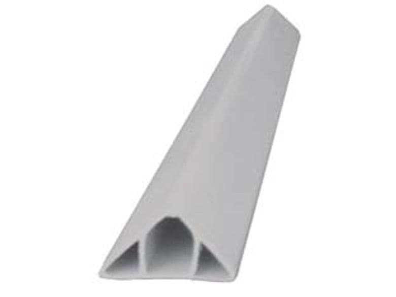 Smusso PVC per Pilastri 31 MMX3X15H. Barra 2 m Grigio 50 Pezzi - 2