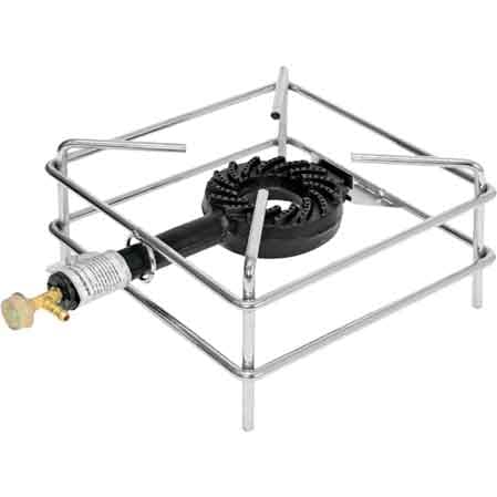 Fornellone a Gas in Acciaio Cromato 30 x 30 cm - 2