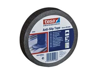 Nastro Antisdrucciolo Nero 25 Mmh. in Rotoli da 15 m Tesa 2 Pezzi - 2