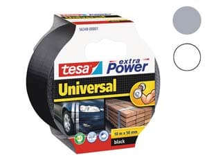 Nastro Telato Extra Power Universale 50 mm in Rotoli da 10 m Bianco 6 Pezzi - 2