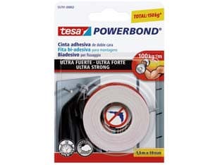 Nastro Biadesivo Mounting 19 Mmh. in Rotoli da 1,5 m Tesa 12 Blister - 2