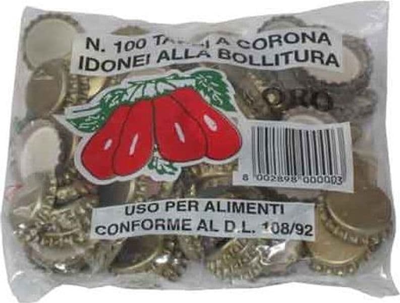 Tappo a Corona per Pomodori Ø 26 mm 100 Pezzi – Autres