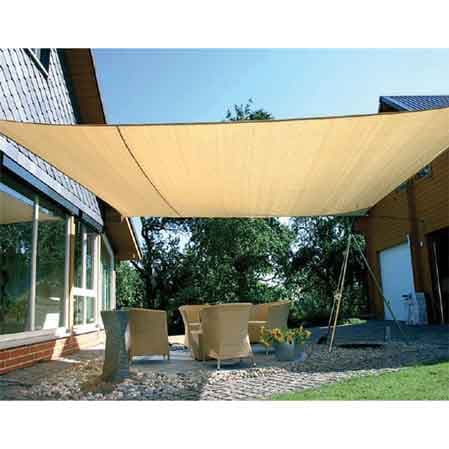 Vela Ombreggiante Ideal Star Quadrata 3,6 x 3,6 m - 2