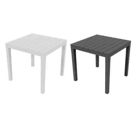 Tavolo Componibile Quadrato Bali Colore Antracite Pro Garden - 2