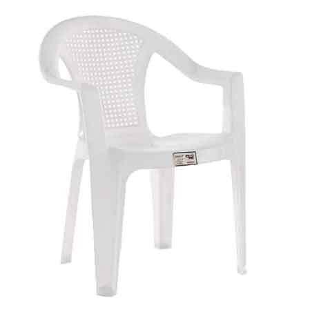 Sedia Impilabile Cm 45 x 53 x 77H Col Bianco - 2