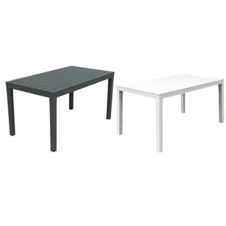 Tavolo Componibile Rettangolare Sumatra Cm 138 Pro Garden Colore Antracite - 2