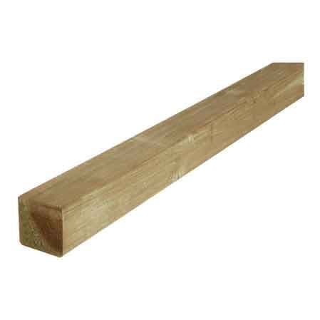 Palo Quadro in Legno Cm 7 x 160H - 2