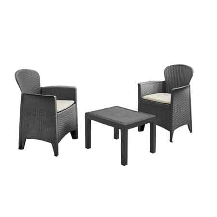 Salotto Akita Colore Antracite Pro Garden - 2