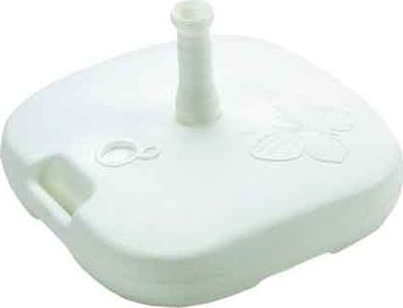 Base per Ombrellone Cm 44 x 12H Pro Garden Colore Bianco – Progarden