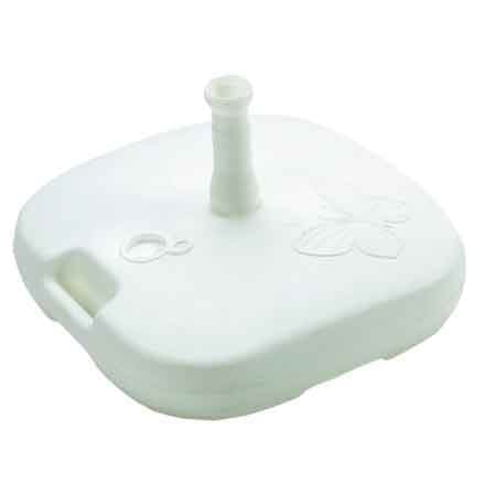 Base per Ombrellone Cm 44 x 12H Pro Garden Colore Bianco - 2