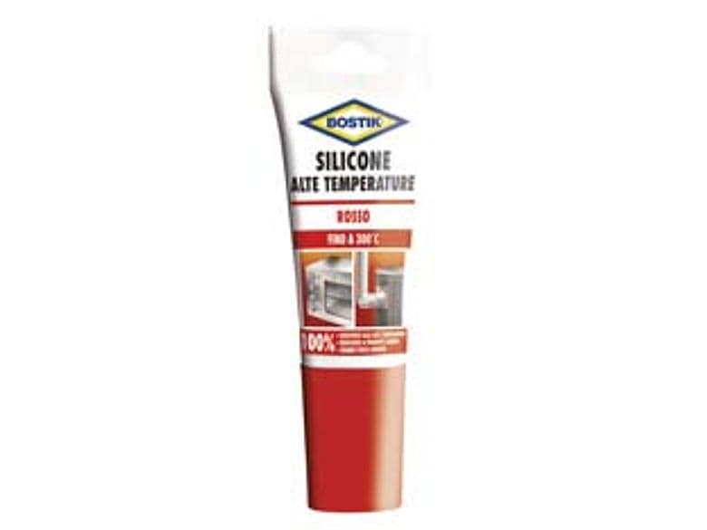 Silicone Alte Temperature Rosso 60 ml Bostik 2 Blister