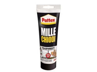 Pattex Millechiodi Trasparente in Tubo per Interni 200 g Henkel 2 Blister - 2