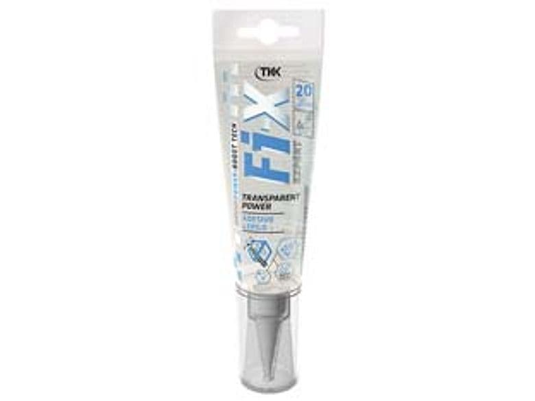 Sigillante Adesivo Fi x Transparent Power Cristal 125 ml Crystal 3 Blister - 2