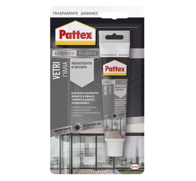 Silicone Pattex Vetri 50 ml Henkel 3 Blister - 2