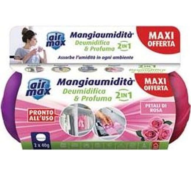 Airmax Bi Pack Mini Kit Assorbiumidita' Deo Usa e Getta 40 g 6 Pezzi - 2