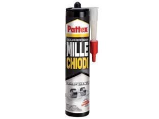 Pattex Millechiodi Trasparente in Cartuccia per Interni 310 g 2 Pezzi - 2