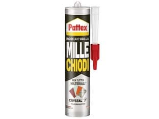 Pattex Millechiodi Crystal in Cartuccia 290 g Henkel - 2